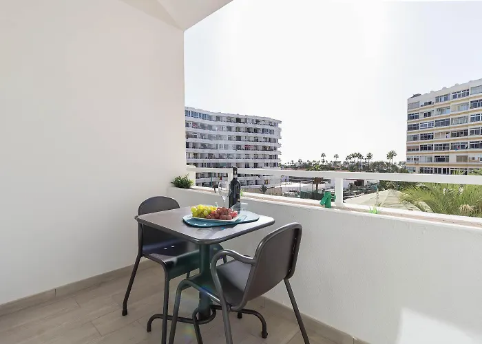Appartamento El Molino Canario, Estudio Vista Piscina Playa del Inglés
